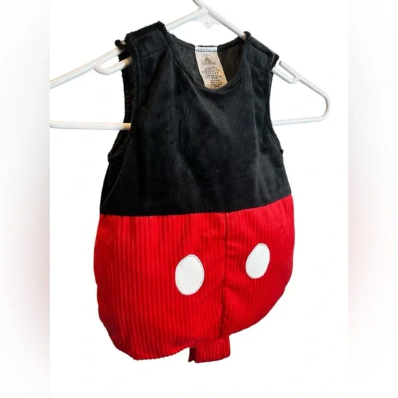 Disney Store Plush Mickey Mouse Halloween Costume Size 6-12 Months - Picture 3 of 4